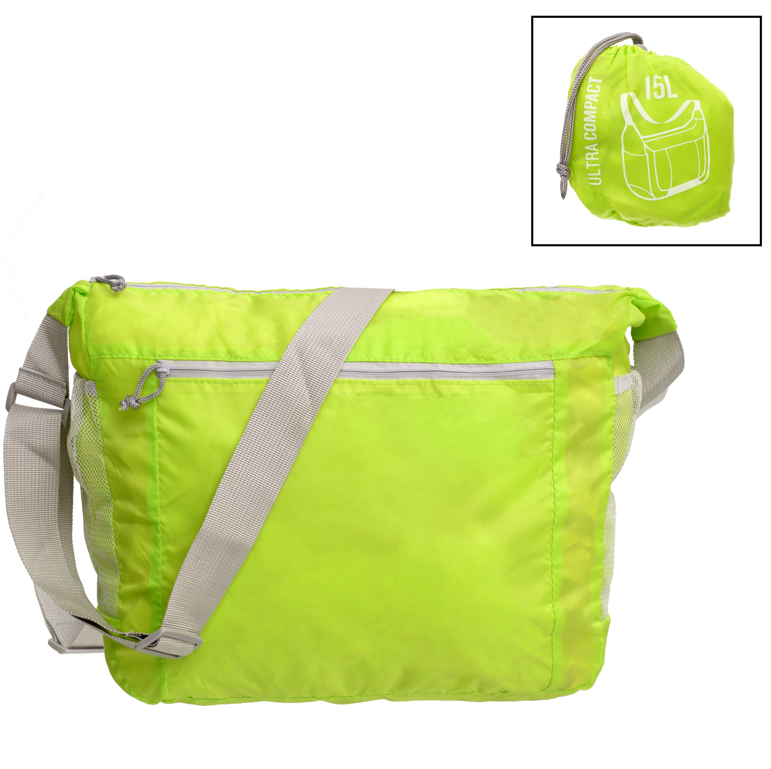 Foldable 15L Messenger Bag